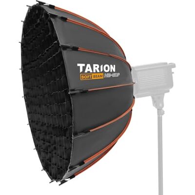 TARION Softbox Parabolico Bowens Pieghevole: 60cm Softbox Sgancio Rapido Portatile con Griglia a Nido/Borsa per Studio Flash a Slitta Diffusori Illuminazione(60cm) TARION Softbox Parabolico Bowens Pieghevole: 60cm Softbox Sgancio Rapido Portatile con Griglia a Nido/Borsa per Studio Flash a Slitta Diffusori Illuminazione(60cm)