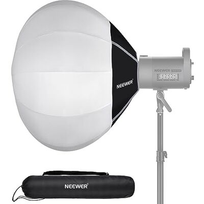 NEEWER 65cm Lanterna Softbox, a sgancio rapido, diffusore di luce a 360°, con montaggio Bowens, con lega di nylon leggera, per luci video LED continui RGB CB60, CB60B, CB200B, MS60B, MS60C, NS26L NEEWER 65cm Lanterna Softbox, a sgancio rapido, diffusore di luce a 360°, con montaggio Bowens, con lega di nylon leggera, per luci video LED continui RGB CB60, CB60B, CB200B, MS60B, MS60C, NS26L