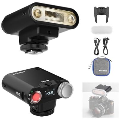 NEEWER Z160 Flash Fotocamera a Contatto Singolo Compatibile con Canon Nikon Sony Fuji Olympus, Speedlite GN14 6000K 22W, Modalità A/M Potenza 1/1-1/128 1100mAh, 650 Luci a Piena Potenza, Riciclo 1,5S NEEWER Z160 Flash Fotocamera a Contatto Singolo Compatibile con Canon Nikon Sony Fuji Olympus, Speedlite GN14 6000K 22W, Modalità A/M Potenza 1/1-1/128 1100mAh, 650 Luci a Piena Potenza, Riciclo 1,5S