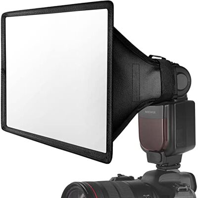 NEEWER Flash Diffuser Light Softbox 27,9cm x 20,3cm, Universale, Pieghevole con Custodia Compatibile con Canon Nikon Sony Godox Yongnuo Speedlight NEEWER Flash Diffuser Light Softbox 27,9cm x 20,3cm, Universale, Pieghevole con Custodia Compatibile con Canon Nikon Sony Godox Yongnuo Speedlight
