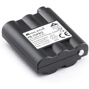 Midland Batteria Ricaricabile PB70 PRO per Walkie Talkie XT70 PRO, Autonomia Prolungata 17H, Ni-MH 700mAh per Ricetrasmittenti Professionali Accessori per Radioamatori, Ricarica Rapida Midland Batteria Ricaricabile PB70 PRO per Walkie Talkie XT70 PRO, Autonomia Prolungata 17H, Ni-MH 700mAh per Ricetrasmittenti Professionali Accessori per Radioamatori, Ricarica Rapida