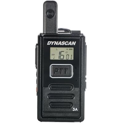 Dynascan Stazione radio 3A 446 MHz, 0,5 W, 16 canali PMR portatile Dynascan Stazione radio 3A 446 MHz, 0,5 W, 16 canali PMR portatile
