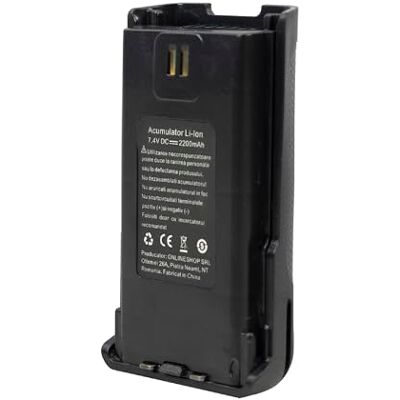 PNI PB-R17 Batteria per PMR R17 Stazione Radio Portatile, Ioni di Litio, 2200mAh, 7.4V PNI PB-R17 Batteria per PMR R17 Stazione Radio Portatile, Ioni di Litio, 2200mAh, 7.4V