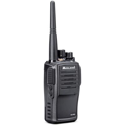 Midland Walkie Talkie G15 PRO, Ricetrasmittenti Professionali Waterproof IP67, 32 Canali PMR446 Senza Licenza, Copertura 12Km, Autonomia 22H Batterie Ricaricabili, Caricatore da Tavolo e Accessori Midland Walkie Talkie G15 PRO, Ricetrasmittenti Professionali Waterproof IP67, 32 Canali PMR446 Senza Licenza, Copertura 12Km, Autonomia 22H Batterie Ricaricabili, Caricatore da Tavolo e Accessori