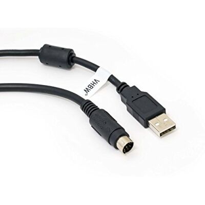 vhbw Cavo di programmazione USB PLC compatibile con Mitsubishi MELSEC FX1N, FX0N, FX2N, FXOS, FX1S, serie A, FX radio, nero vhbw Cavo di programmazione USB PLC compatibile con Mitsubishi MELSEC FX1N, FX0N, FX2N, FXOS, FX1S, serie A, FX radio, nero
