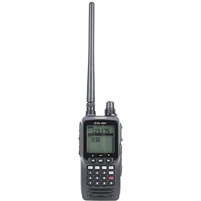 Yaesu FTA450L Radio VHF portatile per l'aviazione 118.000-136.975 MHz, 2200 mAh, Nero Yaesu FTA450L Radio VHF portatile per l'aviazione 118.000-136.975 MHz, 2200 mAh, Nero
