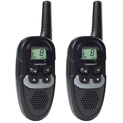 Radio bidirezionale Topcom RC-6410 - 8 Canali - Nero Radio bidirezionale Topcom RC-6410 - 8 Canali - Nero