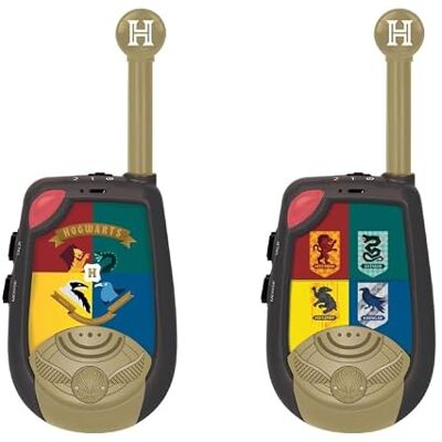 Lexibook Warner Harry Potter Walkie-Talkies digitali Portata 2km, Morse Luminoso, 2 canali, Clip da Cintura, Batteria, Nero/Oro, _01 Lexibook Warner Harry Potter Walkie-Talkies digitali Portata 2km, Morse Luminoso, 2 canali, Clip da Cintura, Batteria, Nero/Oro, _01