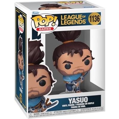 Funko Pop! Games: League of Legends Yasuo Figura in Vinile da Collezione Idea Regalo Merchandising Ufficiale Giocattoli per Bambini e Adulti Video Games Fans Funko Pop! Games: League of Legends Yasuo Figura in Vinile da Collezione Idea Regalo Merchandising Ufficiale Giocattoli per Bambini e Adulti Video Games Fans