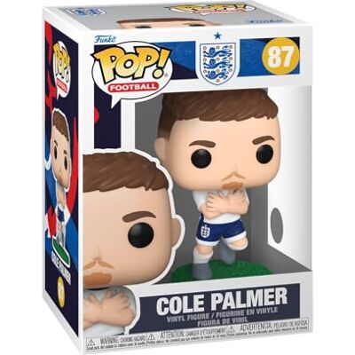 Funko POP! Football: England Cole Palmer Figura in vinile da collezione Idea regalo Prodotto ufficiale Giocattoli per bambini e adulti Modello di figura per collezionisti ed esposizione Funko POP! Football: England Cole Palmer Figura in vinile da collezione Idea regalo Prodotto ufficiale Giocattoli per bambini e adulti Modello di figura per collezionisti ed esposizione