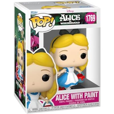 Funko POP! Disney : Alice in Wonderland Classic Alice with Paint Figura in vinile da collezione Idea regalo Prodotto ufficiale Giocattoli per bambini e adulti Funko POP! Disney : Alice in Wonderland Classic Alice with Paint Figura in vinile da collezione Idea regalo Prodotto ufficiale Giocattoli per bambini e adulti