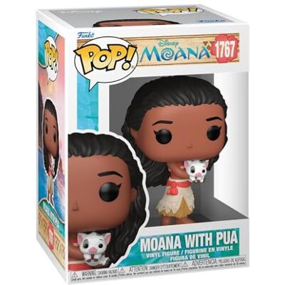 Funko POP! Disney: Moana- Moana with Pua Figura in vinile da collezione Idea regalo Prodotto ufficiale Giocattoli per bambini e adulti Modello di figura per collezionisti ed esposizione Funko POP! Disney: Moana- Moana with Pua Figura in vinile da collezione Idea regalo Prodotto ufficiale Giocattoli per bambini e adulti Modello di figura per collezionisti ed esposizione