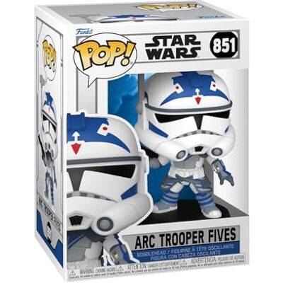 Funko POP! Star Wars: Clone Wars Fives ARC2 Figura in vinile da collezione Idea regalo Prodotto ufficiale Giocattoli per bambini e adulti Modello di figura per collezionisti Funko POP! Star Wars: Clone Wars Fives ARC2 Figura in vinile da collezione Idea regalo Prodotto ufficiale Giocattoli per bambini e adulti Modello di figura per collezionisti