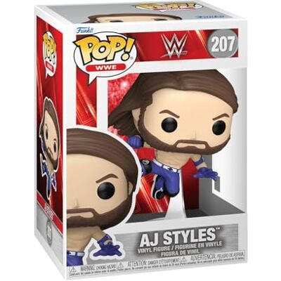 Funko POP! WWE: AJ Styles Figura in vinile da collezione Idea regalo Prodotto ufficiale Giocattoli per bambini e adulti Modello di figura per collezionisti ed esposizione Funko POP! WWE: AJ Styles Figura in vinile da collezione Idea regalo Prodotto ufficiale Giocattoli per bambini e adulti Modello di figura per collezionisti ed esposizione