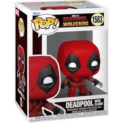 Funko POP! Marvel: Deadpool 3 Deadpool with claws Figura in vinile da collezione Idea regalo Prodotto ufficiale Giocattoli per bambini e adulti Modello di figura per collezionisti Funko POP! Marvel: Deadpool 3 Deadpool with claws Figura in vinile da collezione Idea regalo Prodotto ufficiale Giocattoli per bambini e adulti Modello di figura per collezionisti