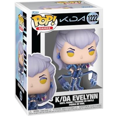 Funko POP! Games: League of Legends K/DA Evelynn Figura in vinile da collezione Idea regalo Prodotto ufficiale Giocattoli per bambini e adulti Modello di figura per collezionisti Funko POP! Games: League of Legends K/DA Evelynn Figura in vinile da collezione Idea regalo Prodotto ufficiale Giocattoli per bambini e adulti Modello di figura per collezionisti