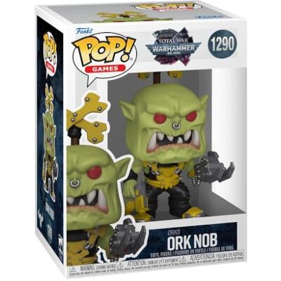Funko POP! Games: Warhammer Ork Nob Figura in vinile da collezione Idea regalo Prodotto ufficiale Giocattoli per bambini e adulti Modello di figura per collezionisti ed esposizione Funko POP! Games: Warhammer Ork Nob Figura in vinile da collezione Idea regalo Prodotto ufficiale Giocattoli per bambini e adulti Modello di figura per collezionisti ed esposizione