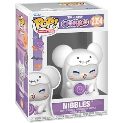 Funko POP! Animation: Tom & Jerry Gokko Nibbles Figura in vinile da collezione Idea regalo Prodotto ufficiale Giocattoli per bambini e adulti Modello di figura per collezionisti Funko POP! Animation: Tom & Jerry Gokko Nibbles Figura in vinile da collezione Idea regalo Prodotto ufficiale Giocattoli per bambini e adulti Modello di figura per collezionisti