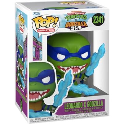 Funko POP! Animation: Godzilla x Teenage Mutant Ninja Turtles TMNT Leonardo as Godzilla Figura in vinile da collezione Idea regalo Prodotto ufficiale Giocattoli per bambini e adulti Funko POP! Animation: Godzilla x Teenage Mutant Ninja Turtles TMNT Leonardo as Godzilla Figura in vinile da collezione Idea regalo Prodotto ufficiale Giocattoli per bambini e adulti