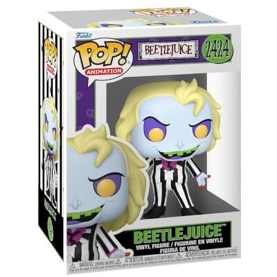 Funko POP! Animation: Beetlejuice TV Series Beetlejuice Figura in vinile da collezione Idea regalo Prodotto ufficiale Giocattoli per bambini e adulti Modello di figura per collezionisti Funko POP! Animation: Beetlejuice TV Series Beetlejuice Figura in vinile da collezione Idea regalo Prodotto ufficiale Giocattoli per bambini e adulti Modello di figura per collezionisti