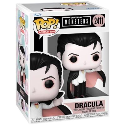 Funko POP! Movies: Universal Monsters Dracula Figura in vinile da collezione Idea regalo Prodotto ufficiale Giocattoli per bambini e adulti Modello di figura per collezionisti Funko POP! Movies: Universal Monsters Dracula Figura in vinile da collezione Idea regalo Prodotto ufficiale Giocattoli per bambini e adulti Modello di figura per collezionisti