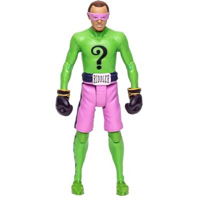 BANDAI FIGURA MCFARLANE TOYS DC RETRO BATMAN 66 THE RIDDLER CON GUANTES DE BOXEO BANDAI FIGURA MCFARLANE TOYS DC RETRO BATMAN 66 THE RIDDLER CON GUANTES DE BOXEO