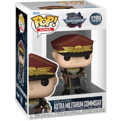 Funko POP! Games: Warhammer Astra Militarum Commisar Figura in vinile da collezione Idea regalo Prodotto ufficiale Giocattoli per bambini e adulti Modello di figura per collezionisti Funko POP! Games: Warhammer Astra Militarum Commisar Figura in vinile da collezione Idea regalo Prodotto ufficiale Giocattoli per bambini e adulti Modello di figura per collezionisti