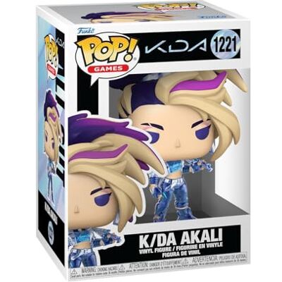 Funko POP! Games: League of Legends K/DA Akali Figura in vinile da collezione Idea regalo Prodotto ufficiale Giocattoli per bambini e adulti Modello di figura per collezionisti Funko POP! Games: League of Legends K/DA Akali Figura in vinile da collezione Idea regalo Prodotto ufficiale Giocattoli per bambini e adulti Modello di figura per collezionisti