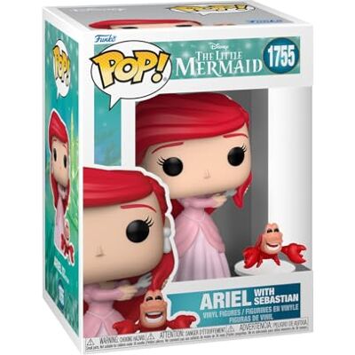 Funko POP! & Buddy Disney: The Little Mermaid Ariel with Sebastian Figura in vinile da collezione Idea regalo Prodotto ufficiale Giocattoli per bambini e adulti Funko POP! & Buddy Disney: The Little Mermaid Ariel with Sebastian Figura in vinile da collezione Idea regalo Prodotto ufficiale Giocattoli per bambini e adulti