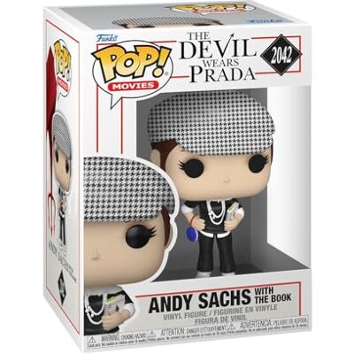 Funko POP! Movies: The Devil Wears Prada Andy Sachs with The Book Figura in vinile da collezione Idea regalo Prodotto ufficiale Giocattoli per bambini e adulti Funko POP! Movies: The Devil Wears Prada Andy Sachs with The Book Figura in vinile da collezione Idea regalo Prodotto ufficiale Giocattoli per bambini e adulti