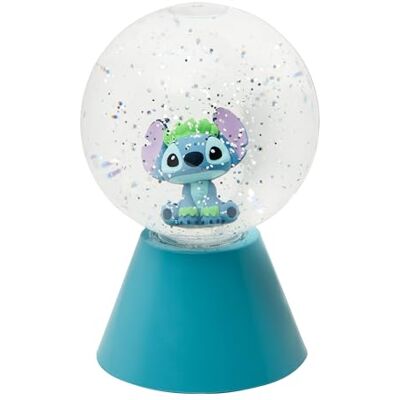 Paladone Disney Lilo & Stitch, palla con glitter a LED, regalo con licenza ufficiale, palla di neve che cambia colore, per bambini, adolescenti, adulti, design compatto Paladone Disney Lilo & Stitch, palla con glitter a LED, regalo con licenza ufficiale, palla di neve che cambia colore, per bambini, adolescenti, adulti, design compatto