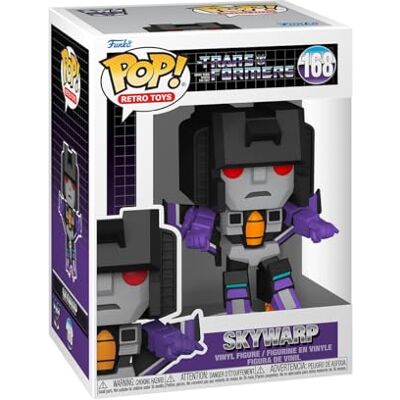 Funko POP! TV: Transformers Sky Warp 1 in 6 chance of receiving the rare Chase variant Styles may vary Figura in vinile da collezione Idea regalo Prodotto ufficiale Funko POP! TV: Transformers Sky Warp 1 in 6 chance of receiving the rare Chase variant Styles may vary Figura in vinile da collezione Idea regalo Prodotto ufficiale