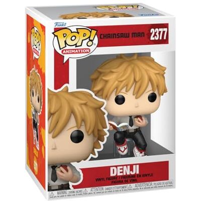 Funko POP! Animation: Chainsaw Man Denji Figura in vinile da collezione Idea regalo Prodotto ufficiale Giocattoli per bambini e adulti Modello di figura per collezionisti ed esposizione Funko POP! Animation: Chainsaw Man Denji Figura in vinile da collezione Idea regalo Prodotto ufficiale Giocattoli per bambini e adulti Modello di figura per collezionisti ed esposizione