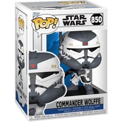 Funko POP! Star Wars: Clone Wars Comm Wolffe Figura in vinile da collezione Idea regalo Prodotto ufficiale Giocattoli per bambini e adulti Modello di figura per collezionisti Funko POP! Star Wars: Clone Wars Comm Wolffe Figura in vinile da collezione Idea regalo Prodotto ufficiale Giocattoli per bambini e adulti Modello di figura per collezionisti