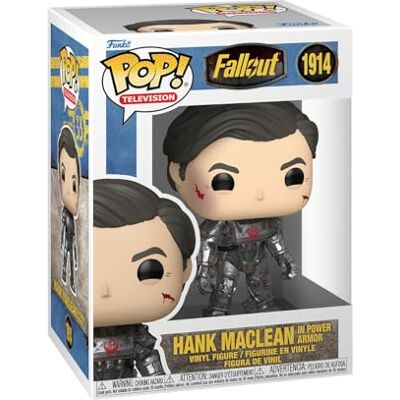 Funko POP! Television: Fallout Hank Maclean in Power Armor Figura in vinile da collezione Idea regalo Prodotto ufficiale Giocattoli per bambini e adulti Funko POP! Television: Fallout Hank Maclean in Power Armor Figura in vinile da collezione Idea regalo Prodotto ufficiale Giocattoli per bambini e adulti
