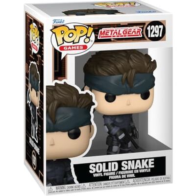 Funko POP! Games: Metal Gear Solid Solid Snake Figura in vinile da collezione Idea regalo Prodotto ufficiale Giocattoli per bambini e adulti Modello di figura per collezionisti Funko POP! Games: Metal Gear Solid Solid Snake Figura in vinile da collezione Idea regalo Prodotto ufficiale Giocattoli per bambini e adulti Modello di figura per collezionisti