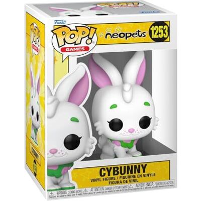 Funko POP! Games: Neopets Cybunny Figura in vinile da collezione Idea regalo Prodotto ufficiale Giocattoli per bambini e adulti Modello di figura per collezionisti ed esposizione Funko POP! Games: Neopets Cybunny Figura in vinile da collezione Idea regalo Prodotto ufficiale Giocattoli per bambini e adulti Modello di figura per collezionisti ed esposizione