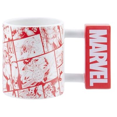 Paladone Tazza Termosensibile Marvel Cambia Colore con Bevanda Calda, Regalo per Fan Supereroi Paladone Tazza Termosensibile Marvel Cambia Colore con Bevanda Calda, Regalo per Fan Supereroi
