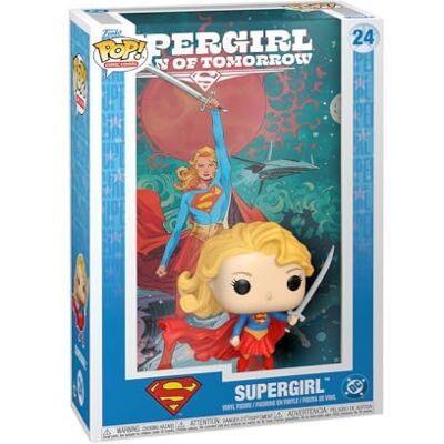 Funko POP! Comic Cover: DC- Supergirl Figura in vinile da collezione Idea regalo Prodotto ufficiale Giocattoli per bambini e adulti Modello di figura per collezionisti ed esposizione Funko POP! Comic Cover: DC- Supergirl Figura in vinile da collezione Idea regalo Prodotto ufficiale Giocattoli per bambini e adulti Modello di figura per collezionisti ed esposizione