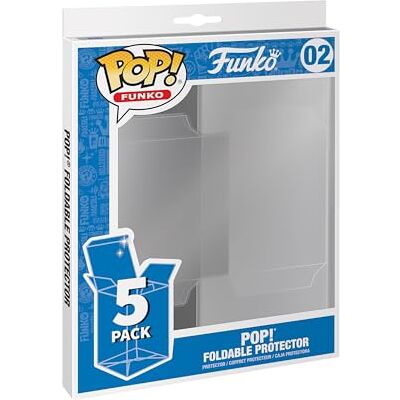 Funko POP! Protettore: 5PK Protettore POP pieghevole (non UV) Espositori protettivi premium Pop! Figure in vinile da collezione Durevole Cristallino Impilabile Funko POP! Protettore: 5PK Protettore POP pieghevole (non UV) Espositori protettivi premium Pop! Figure in vinile da collezione Durevole Cristallino Impilabile