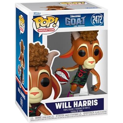 Funko POP Animation: GOAT Will Harris Figura in vinile da collezione Idea regalo Prodotto ufficiale Giocattoli per bambini e adulti Modello di figura per collezionisti ed esposizione Funko POP Animation: GOAT Will Harris Figura in vinile da collezione Idea regalo Prodotto ufficiale Giocattoli per bambini e adulti Modello di figura per collezionisti ed esposizione