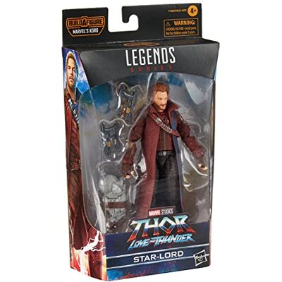 Marvel Legends Series Star Lord, action figure collezionabile da 15 cm, ispirata al film Thor: Love and Thunder, include 2 accessori e 1 parte Build-A-Figure Marvel Legends Series Star Lord, action figure collezionabile da 15 cm, ispirata al film Thor: Love and Thunder, include 2 accessori e 1 parte Build-A-Figure