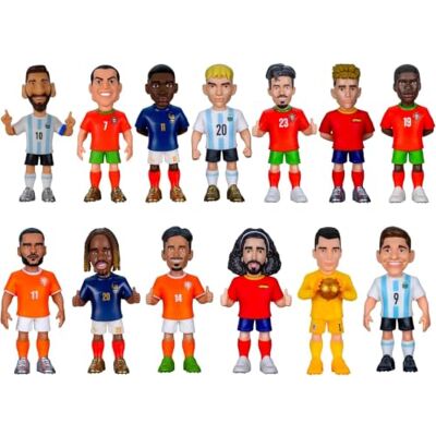 MINIX World Cup Football Stars Mini Formato Squadre Internazionali C Display Blind Bag Surprise Figure da Collezione da 7 cm MINIX World Cup Football Stars Mini Formato Squadre Internazionali C Display Blind Bag Surprise Figure da Collezione da 7 cm