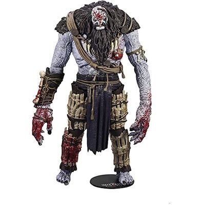 BANDAI McFarlane Witcher Gaming Megafig-Figura da Collezione Gigante di Ghiaccio insanguinata, Multicolore, TM13445 BANDAI McFarlane Witcher Gaming Megafig-Figura da Collezione Gigante di Ghiaccio insanguinata, Multicolore, TM13445
