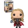 Funko Thor Love and Thunder: Mighty Thor Without Helmet (Marvel) Special Edition (Metallic)