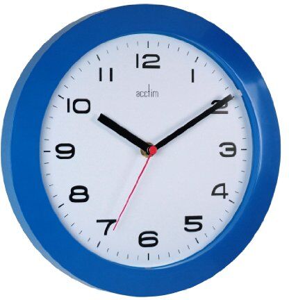 Acctim Aylesbury, Orologio da Parete, Colore Blu