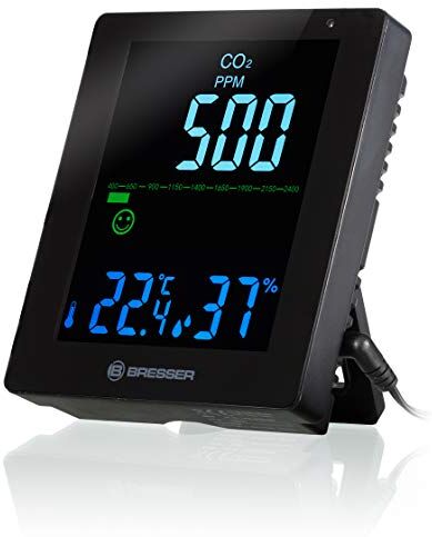 BRESSER CO2 Air Quality Monitor Black, Nero, Único