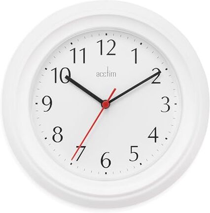 Acctim Wycombe Wall Clock Wht