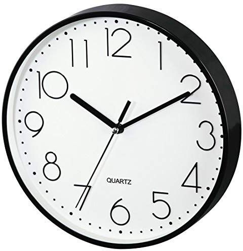 Hama PG-220 Quartz wall clock Cerchio Nero, White