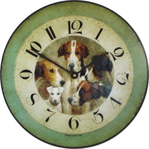 Roger Lascelles Clocks Roger Lascelles, Quattro Cani e Un Orologio da Parete Fante